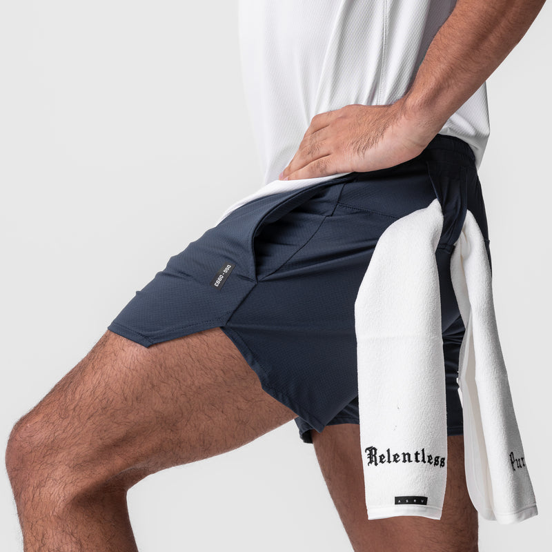 0993. AeroSilver® 5" Linerless Short - Navy