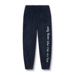 0692. Sherpa Recovery Sweats - Navy/White