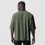 0841. 3D-Lite® 2.0 Lycra®  3/4-Sleeve Oversized Tee - Olive "OTWR"