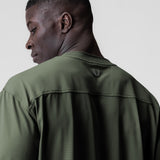 0841. 3D-Lite® 2.0 Lycra®  3/4-Sleeve Oversized Tee - Olive "OTWR"