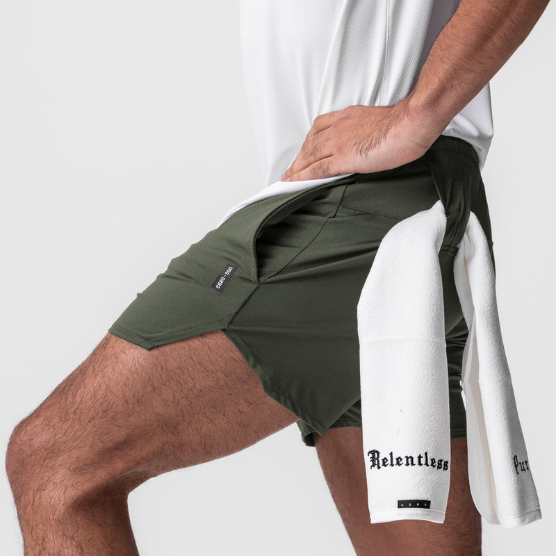 0993. AeroSilver® 5" Linerless Short - Olive