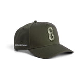 New Era® 9Forty® A-Frame Hat	- Faded Olive "8"