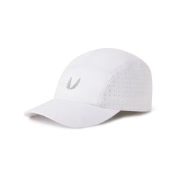 0813. Tetra-Lite™ Vented Hat - White/Silver "Wings"