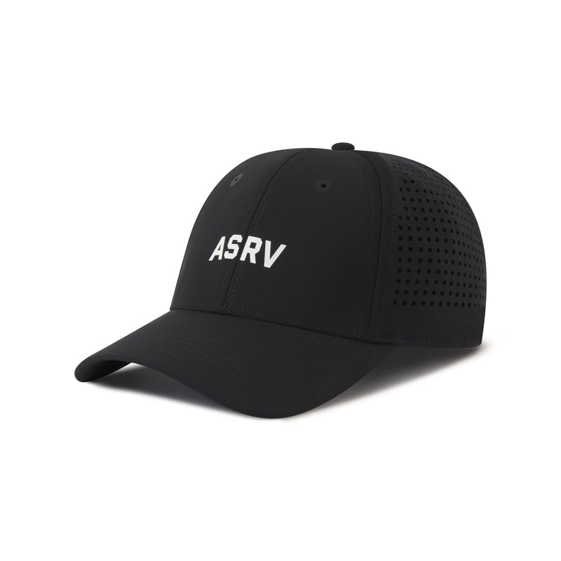 0818. Tetra-Lite™ Sport Cap - Black/White "ASRV"