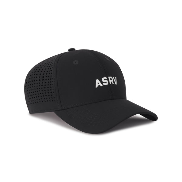 0818. Tetra-Lite® Sport Cap - Black/White "ASRV"