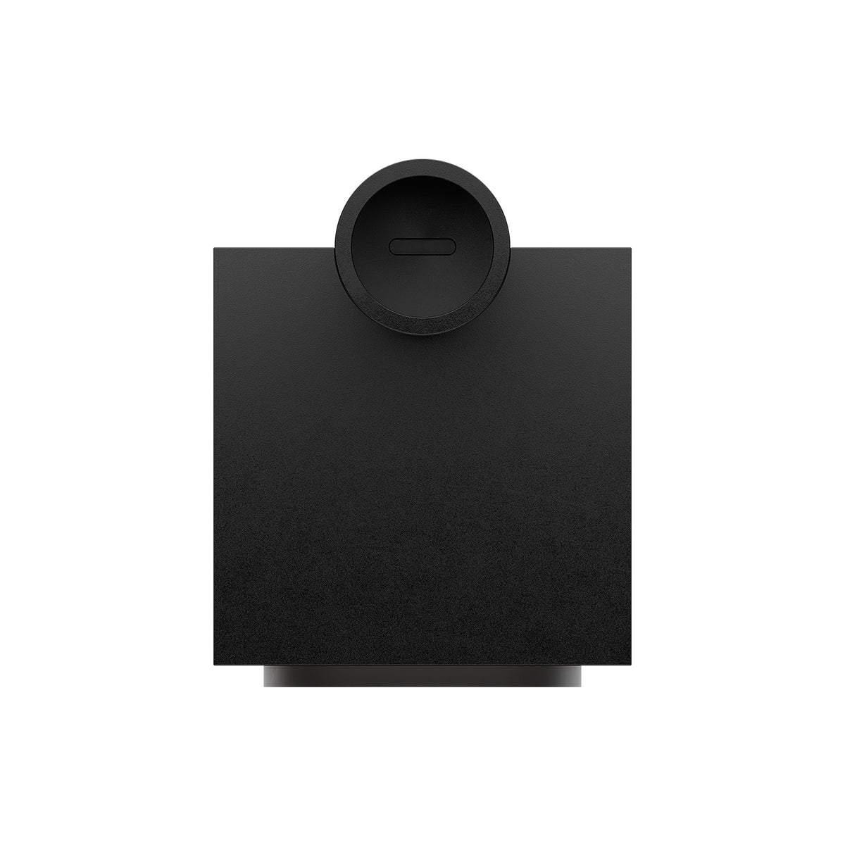 of ASRV x Walden Magnetic Pen & Stand in black, top view