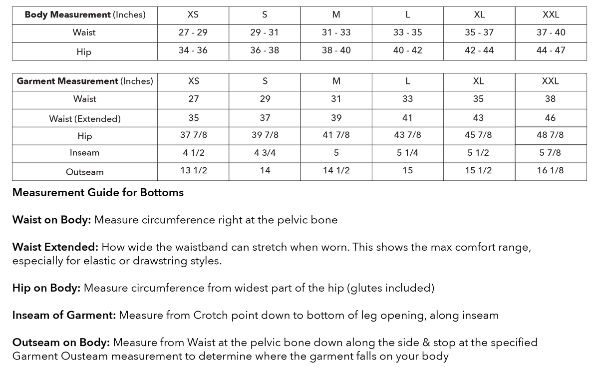 Size guide