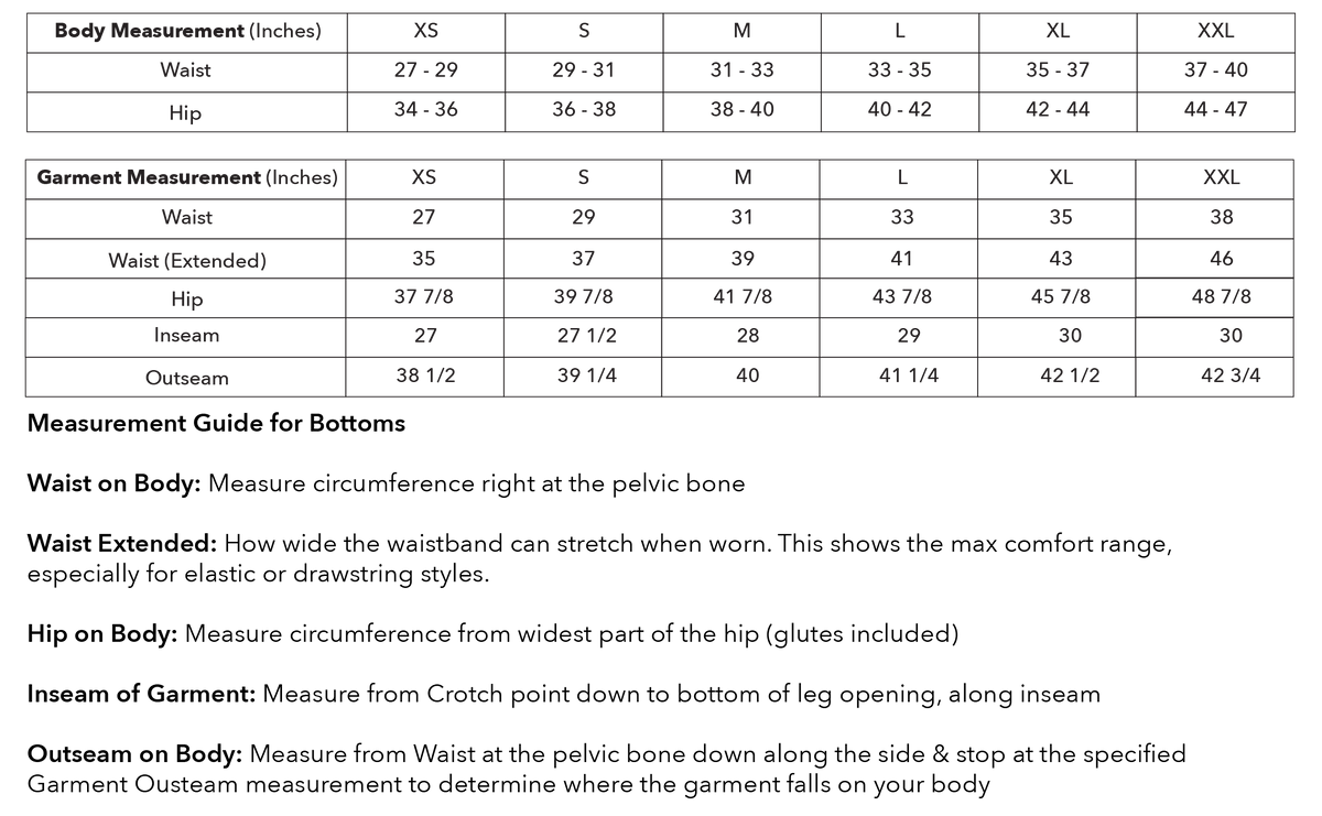 Size guide
