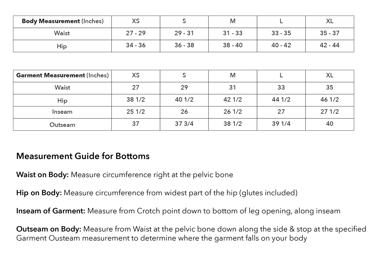 Size guide
