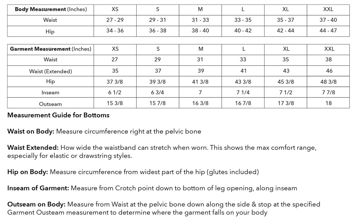Size guide