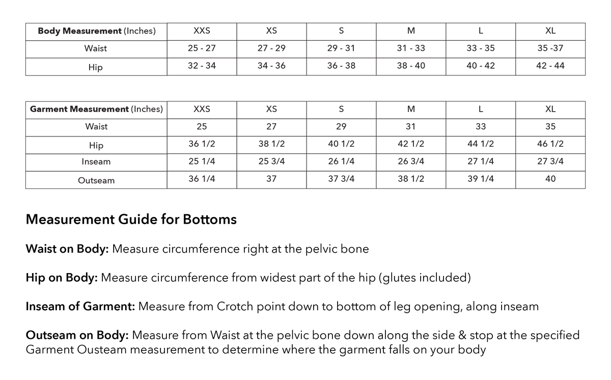 Size guide