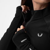 ASRV x Tonal Women's Performance Quarter Zip - Black