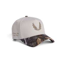 New Era® 9Forty® A-Frame Hat	- Stone/Realtree® Camo Two Tone