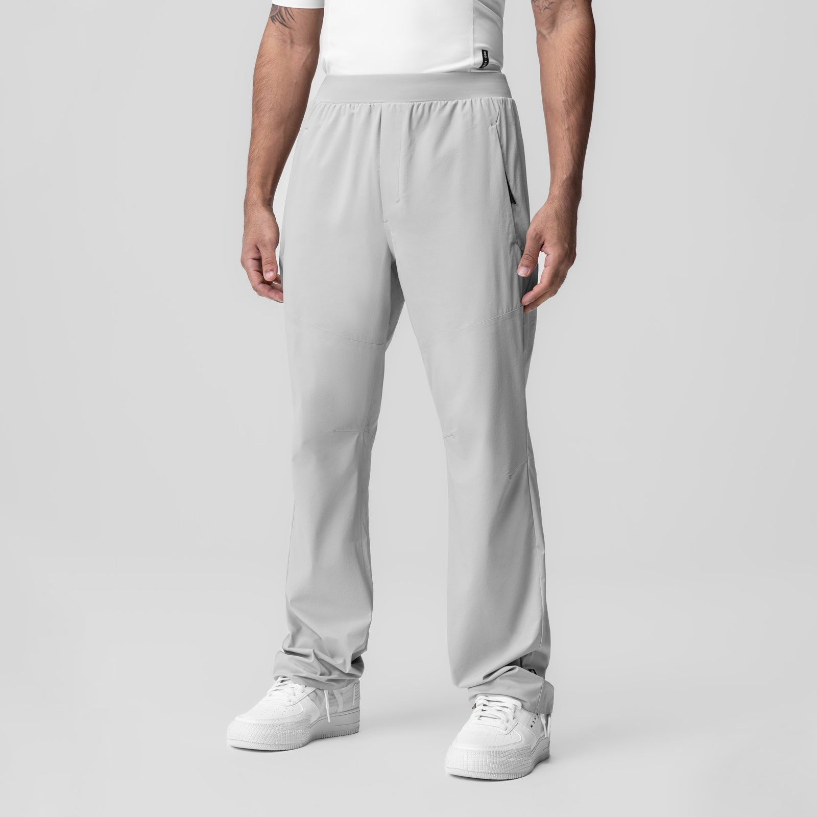 Aerotex Weather-Ready Bonded Pant in slate grey, worn by model, front view