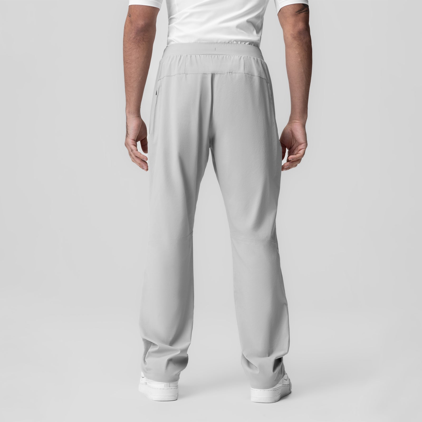 Aerotex Weather-Ready Bonded Pant in slate grey, back view on model