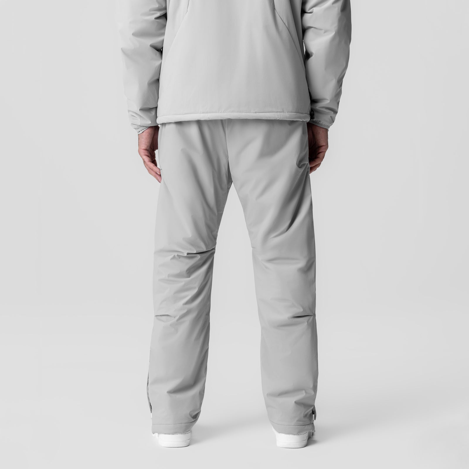 Aerotex™ PrimaLoft® Warm-Up Pant in Slate Grey, back view on model