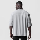 0841. 3D-Lite® 2.0 Lycra® 3/4-Sleeve Oversized Tee - Slate Grey "OTWR"