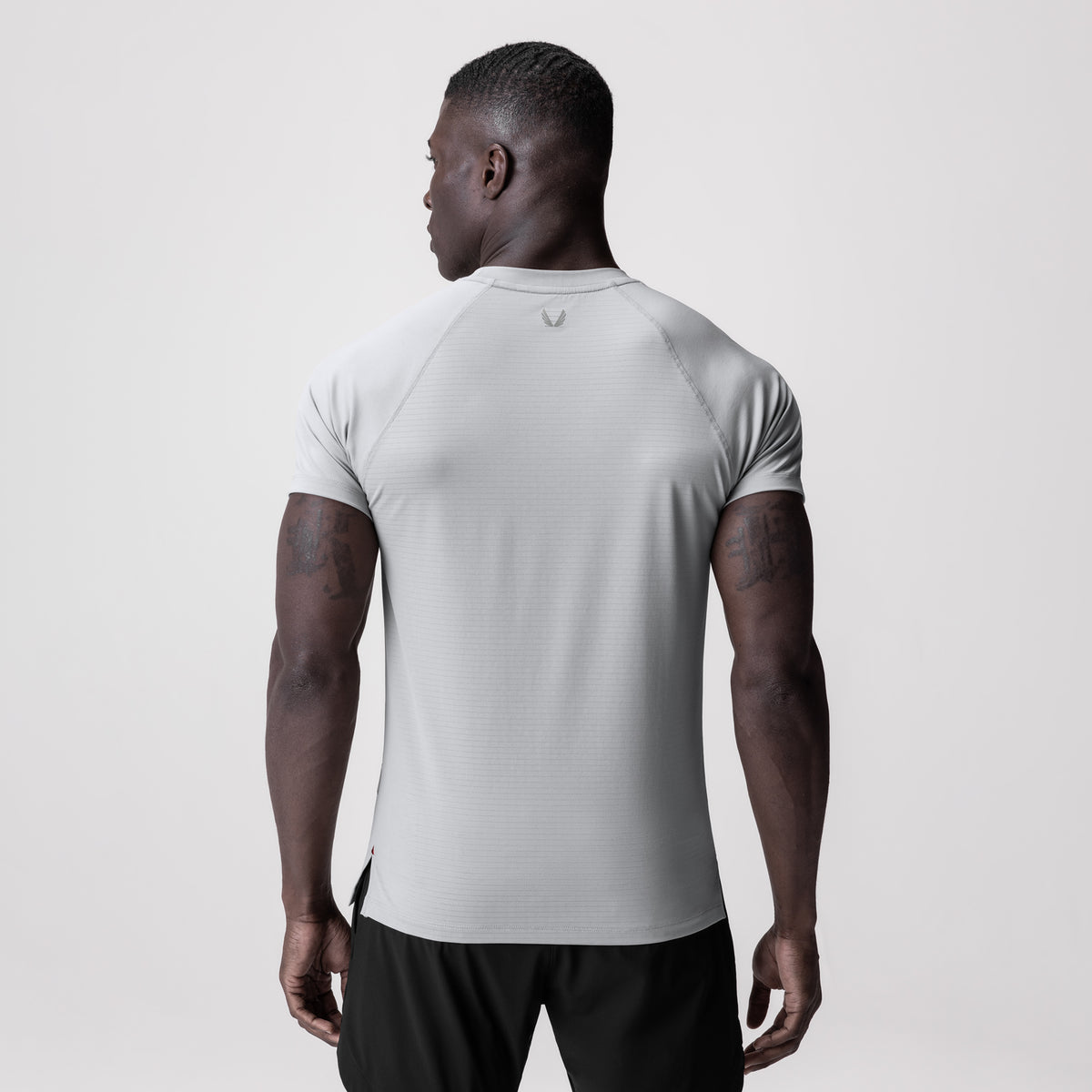 3D Lite 2.0 Lycra Fitted Tee - Slate Grey Side