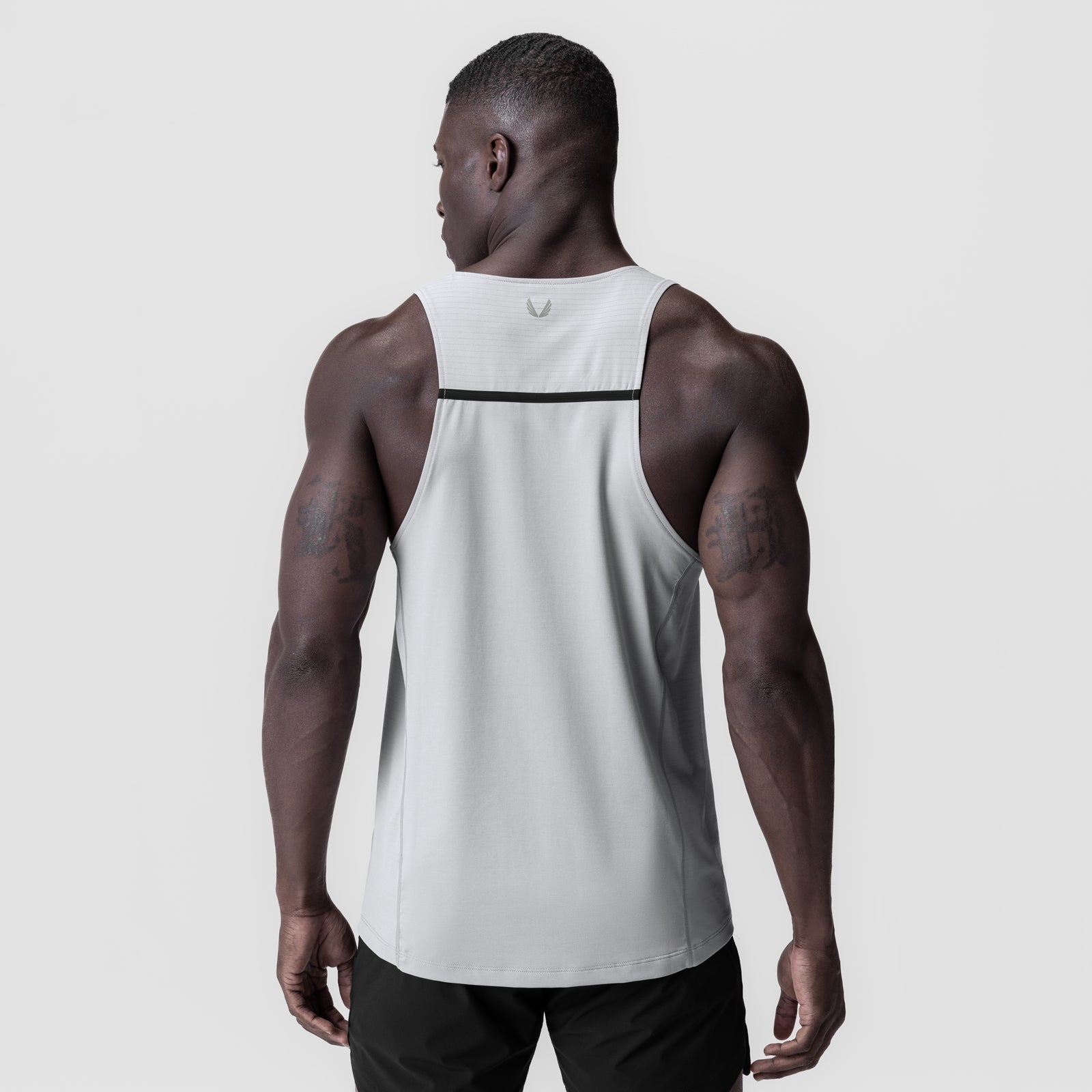 3D-Lite® 2.0 Lycra® Pro Singlet in white, back view on model