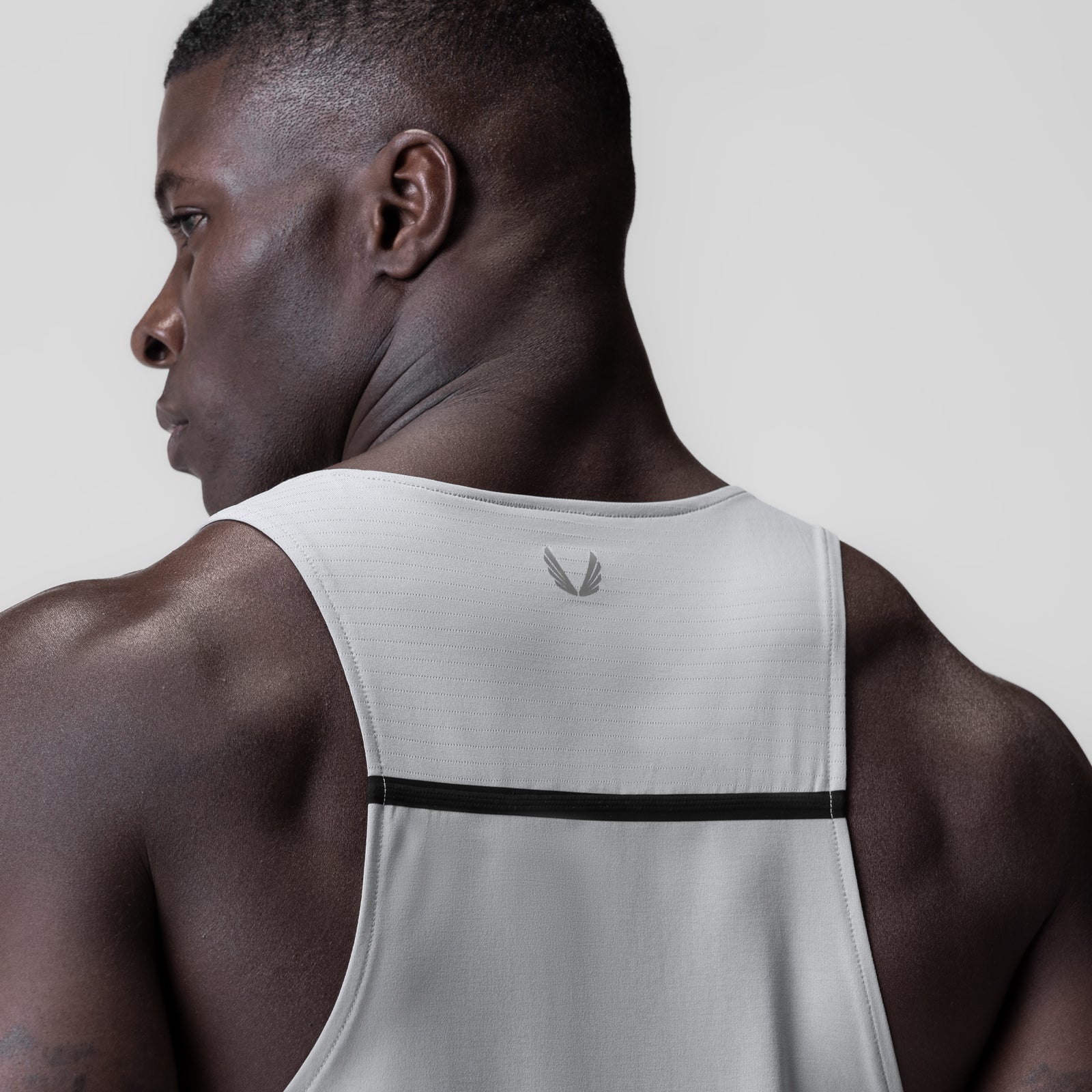 3D-Lite® 2.0 Lycra® Pro Singlet in white, back view on model