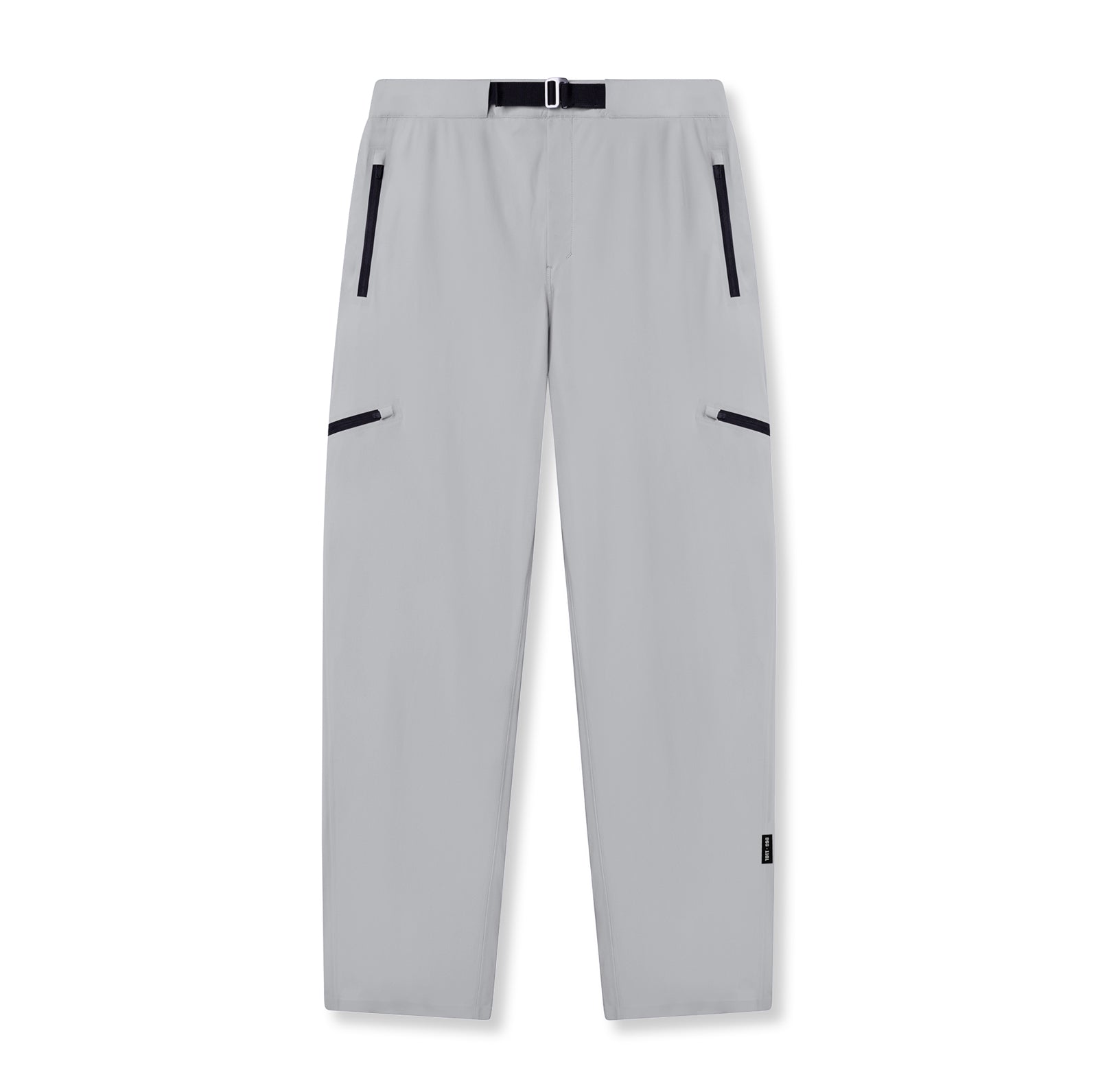flatlay Tetra-Lite Field Pant in slate grey with black accents, front view