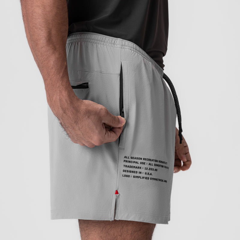 0942. Aerotex™ 5" Training Short - Slate Grey