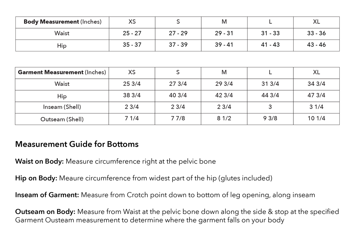Size guide