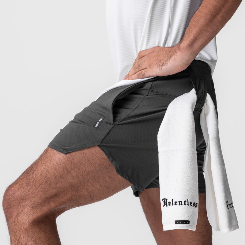 0993. AeroSilver® 5" Linerless Short - Space Grey