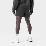 0954. Waffle Knit Sweat Short - Space Grey