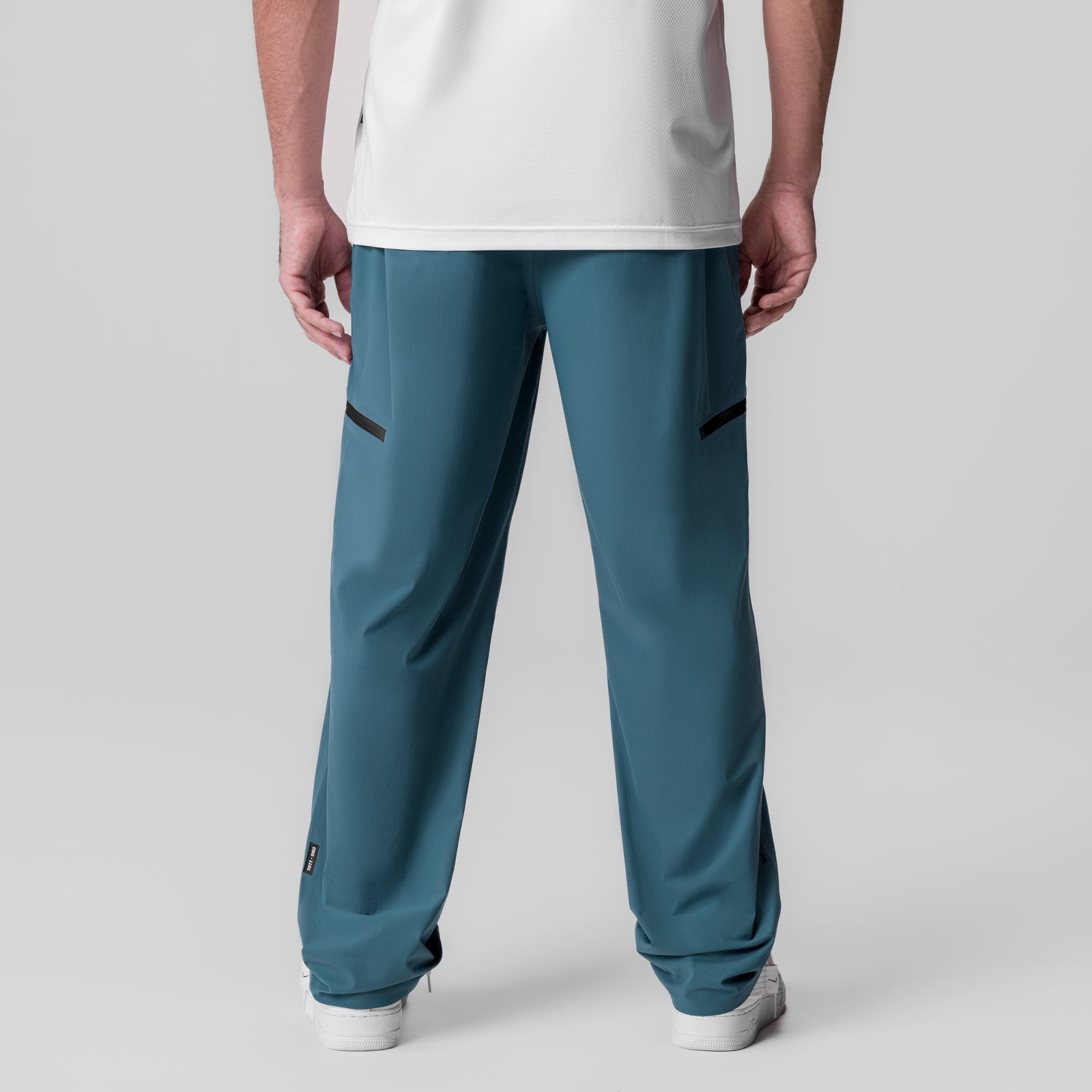 Tetra-Lite® Field Pant in storm blue, rear view on model