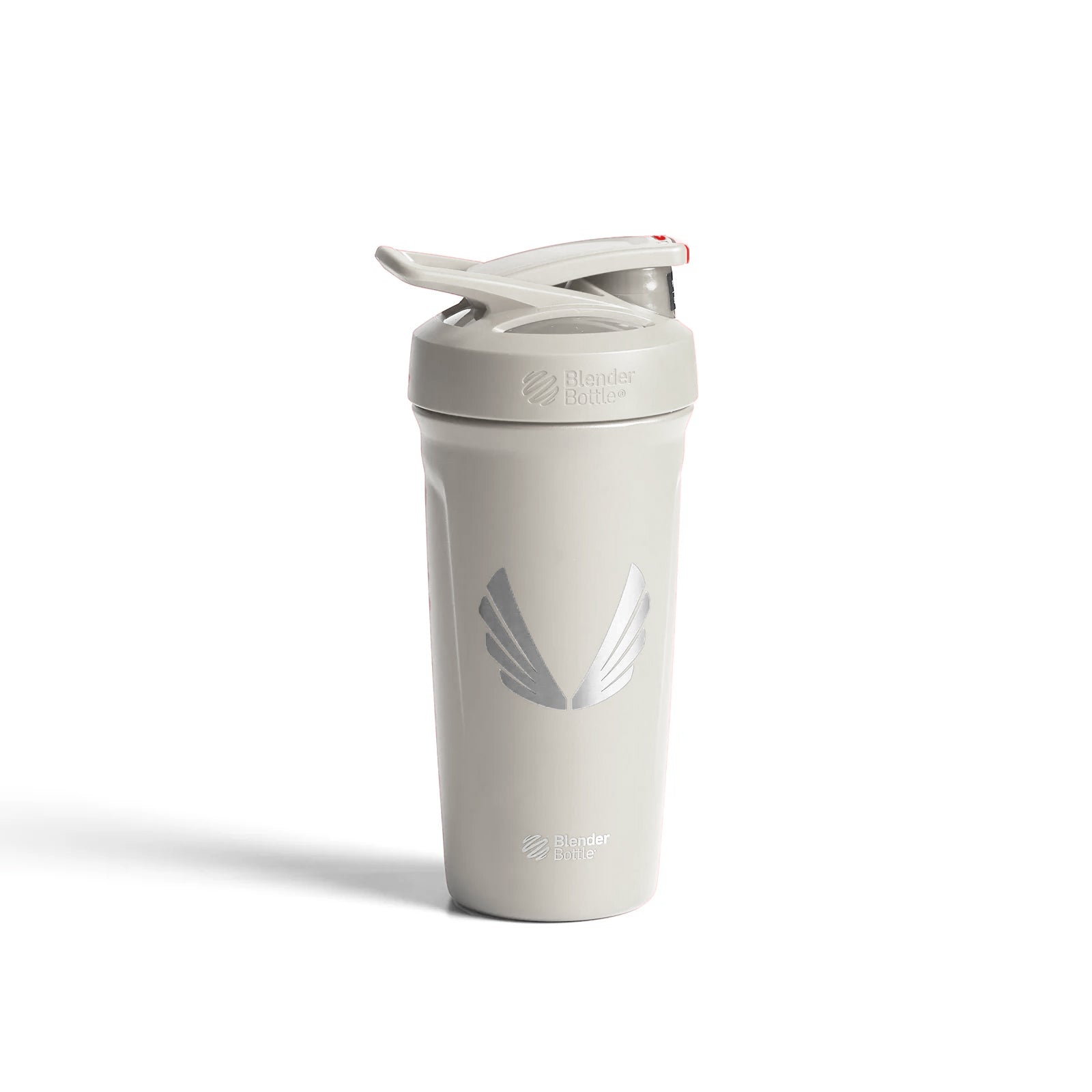 ASRV x Blender Bottle Strada insulated shaker in stone, front view