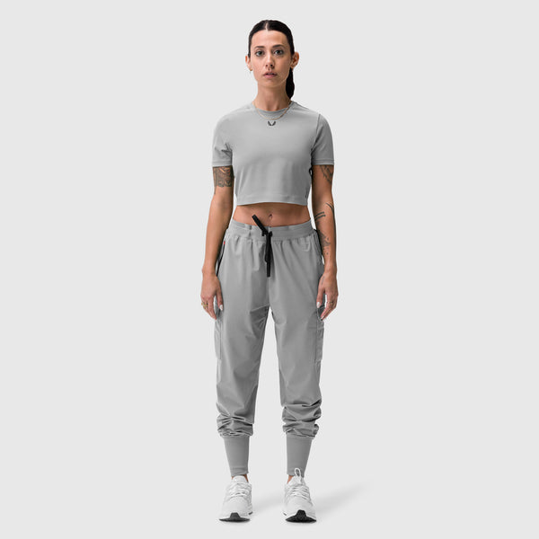 W032. Tetra-Lite® Cargo High Rib Jogger - Slate Grey