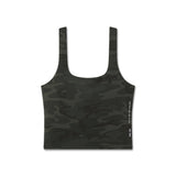 W022. Lycra® 2-in-1 Tank Top - Dark Camo