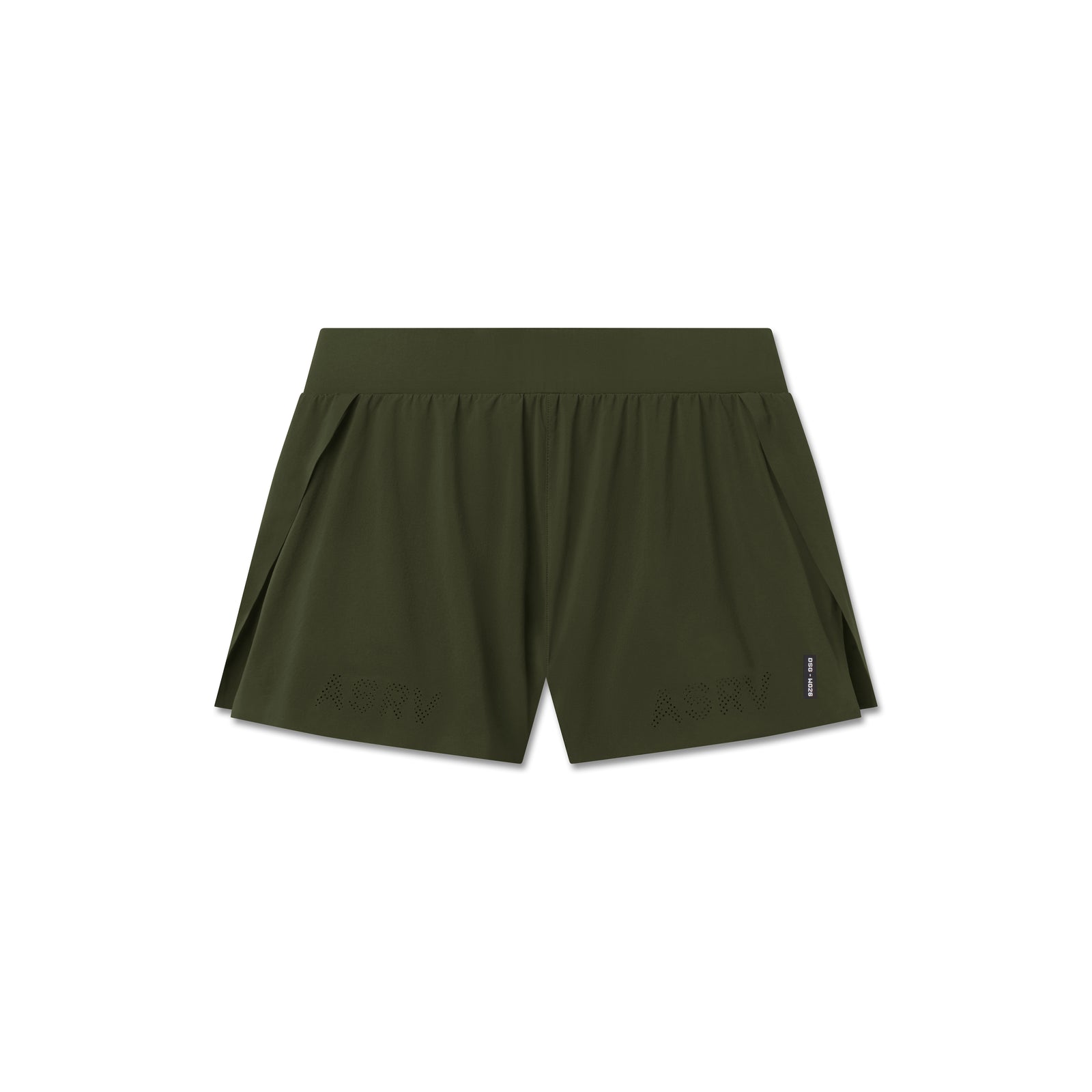 W026. Aerotex™ Side Split Run Short - Olive – ASRV