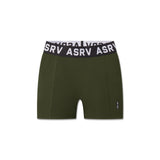 W027. Lycra® Ribbed Short - Olive