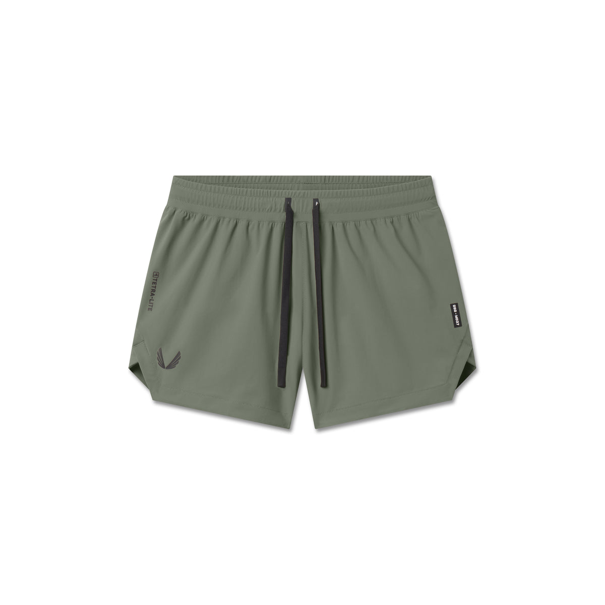 Tetra-Lite Linerless Short in sage, front view