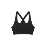 W039. Lycra® Hybrid Sports Bra - Black