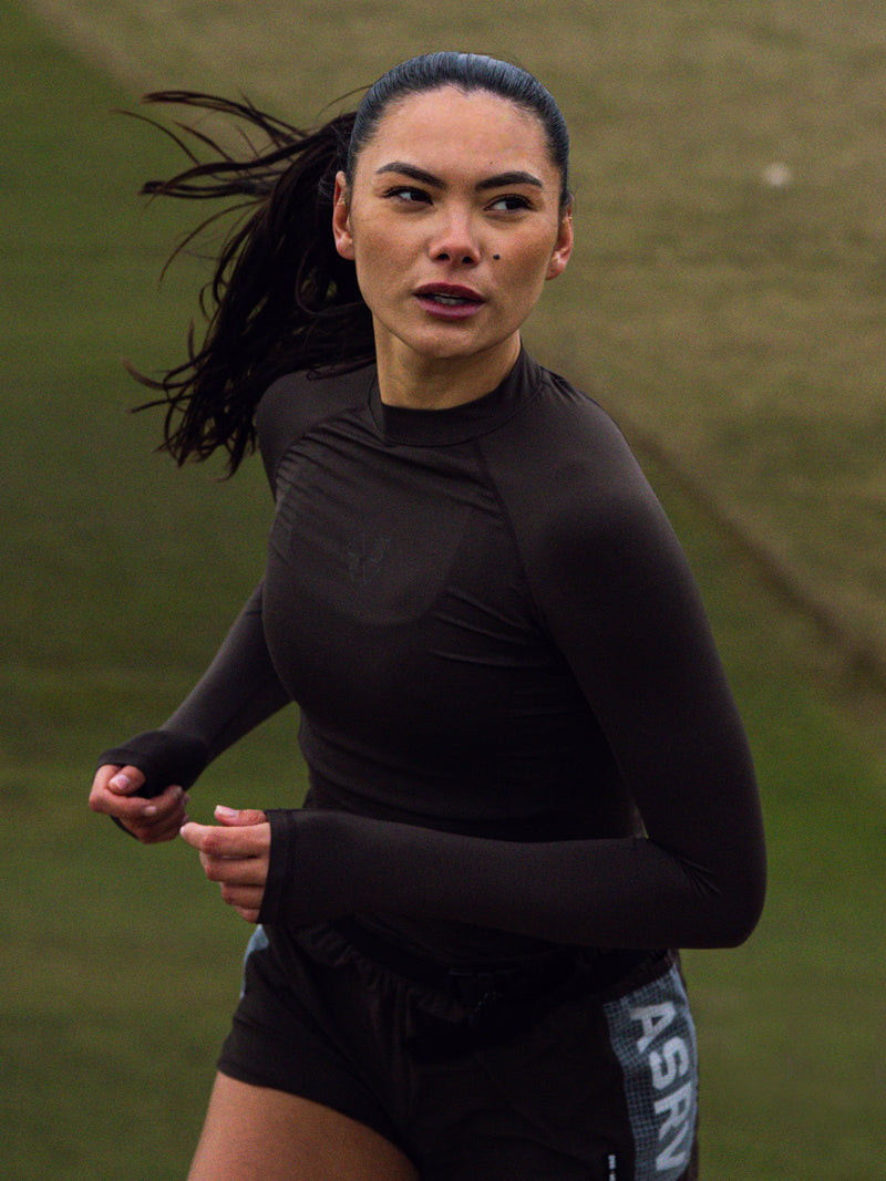 W058. LYCRA® ADAPTIV Baselayer Longsleeve - Black