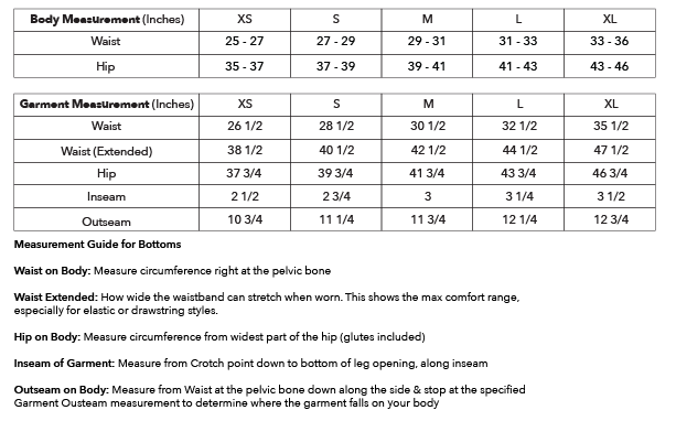 Size guide