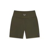 W064. LYCRA® ADAPTIV Biker Short - Dark Earth