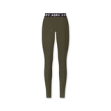 W071. LYCRA® Ribbed Legging - Olive