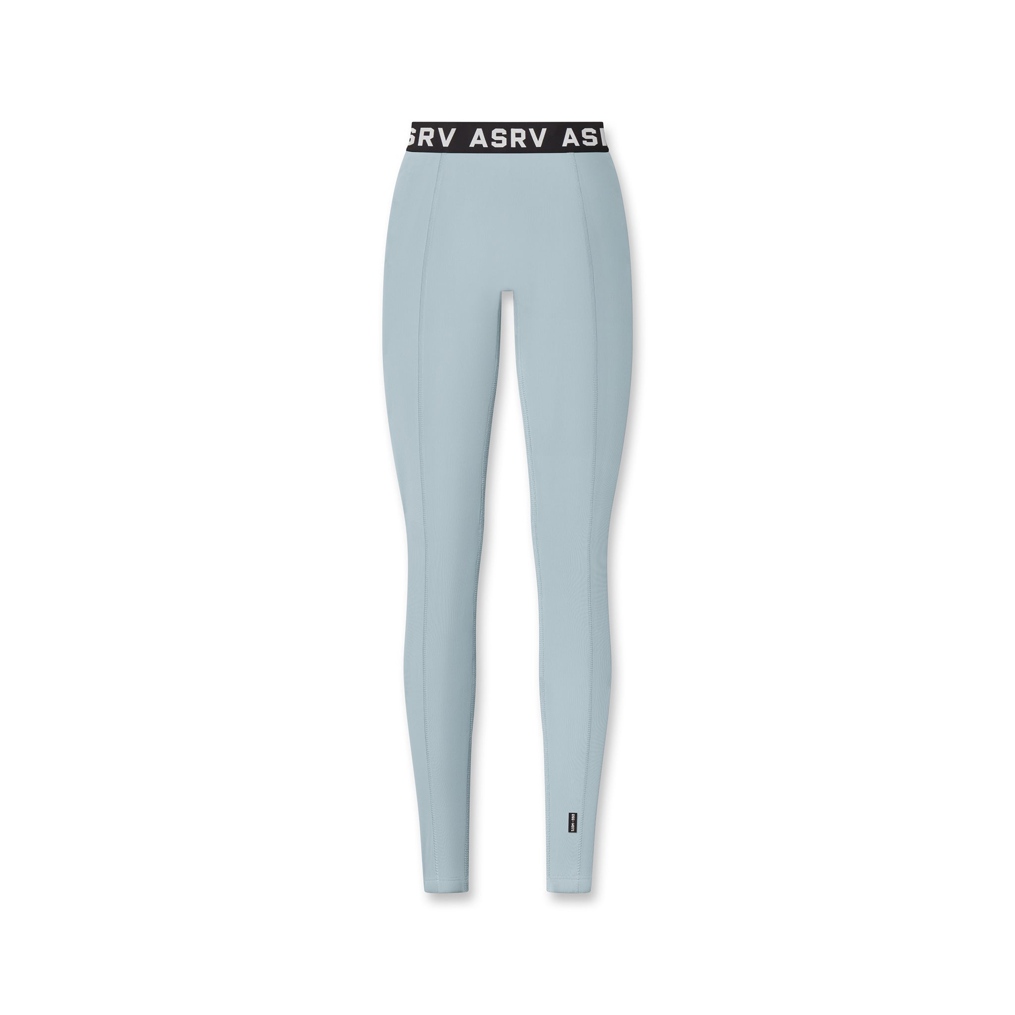 LYCRA® Ribbed Legging in light sky blue, full length front view