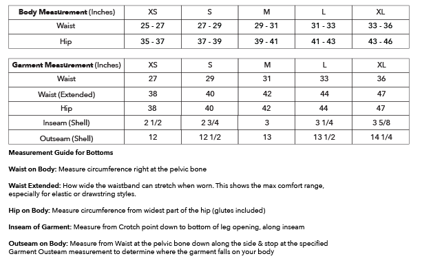 Size guide