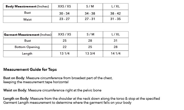 Size guide