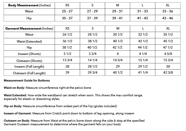 Size guide