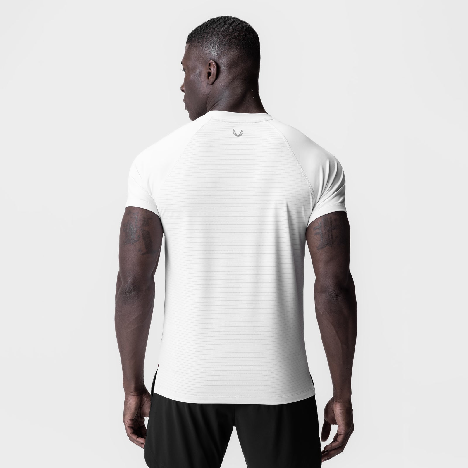 3D-Lite® 2.0 Lycra® Fitted Tee in white, back view on model