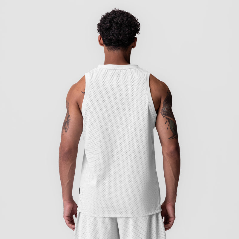 0990. Ion-Mesh Basketball Jersey - White