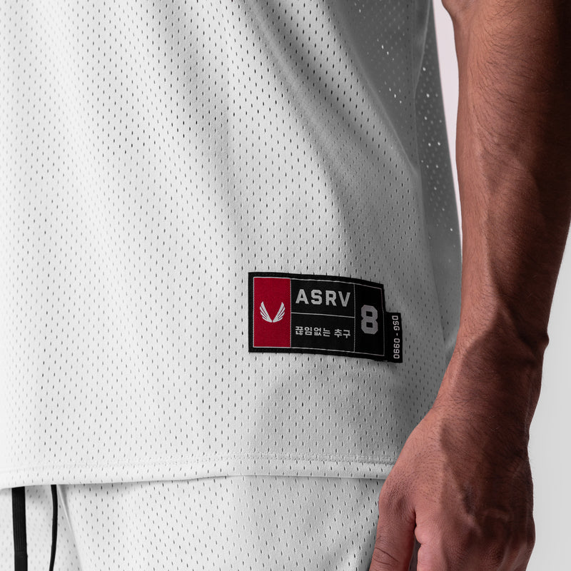 0990. Ion-Mesh Basketball Jersey - White