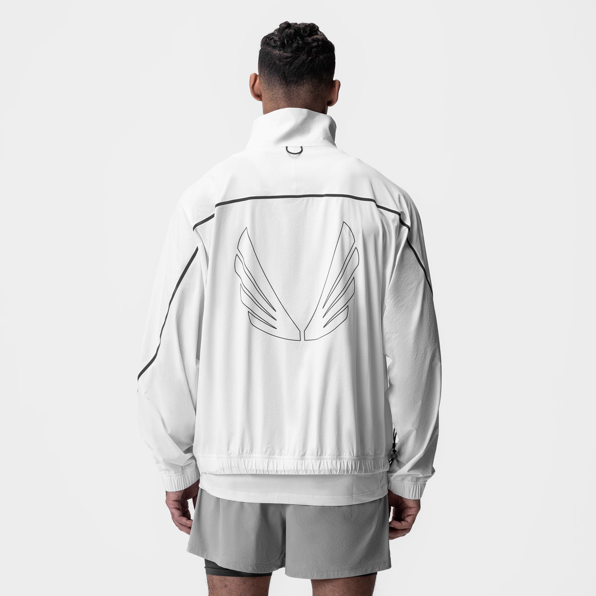 AeroTex Track Jacket - White/Black Side