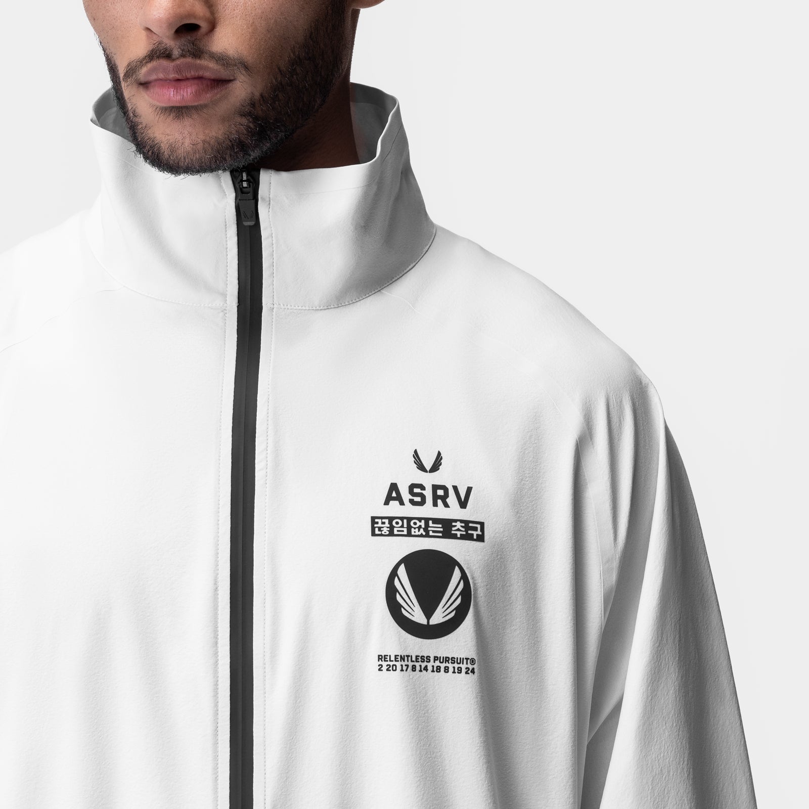 0950. Aerotex™ Track Jacket - White/Black